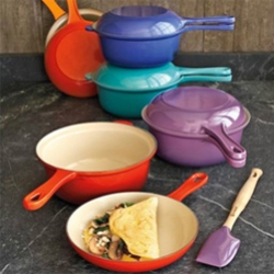 Le Creuset Two In One Pan ~ so tempting, so versatile, gorgeous colors!
