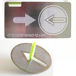 Naked ID designed the credit card driedel
