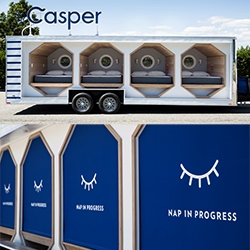 Casper (the online mattress folks) has a NAPMOBILE making the rounds! If you're in one of the lucky 7 cities on the Naptour, give it a try? 