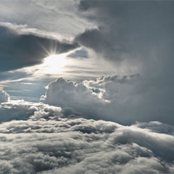 Cloud collection, great series of photographs from Rüdiger Nehmzow of clouds from 4 miles up.