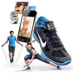 The new Nike+ Training and Nike+ Basketball ~ new sensors track how hard, fast, & often you train and sync it to your iPhone.