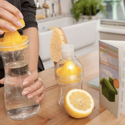 Full Circle Come Clean DIY Cleaning products with recipes to juice your own lemon based cleaners right into the bottles!