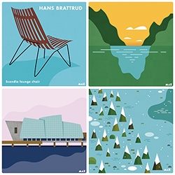 Illustrated Norway - beautifully illustrated by Max Estes