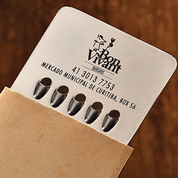 A look at a range of business cards that also double as cheese graters.