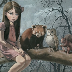 A virtual preview of my upcoming show, Critters, at Roq la Rue gallery. 