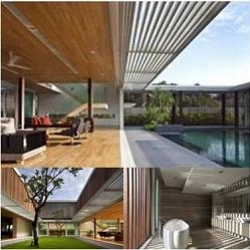 The epitome of Open Concept living by Wallflower Architechture + Design. Stunning private residence in Singapore 