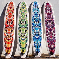 MWM X ALMOND Surfboards. The 4 Elements Series. *These Boards will be noticed at the beach!