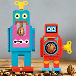 Suck UK Robot Nut Crackers designed by Matthias Zschaler