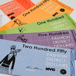 students taking SVA's Communicating Design class w/ Jason Santa Maria have designed a mock set of currency for different NYC neighborhoods...