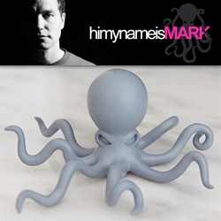 Wow, Mark Hoppus loves octopi as much as we do (if not more?) ~ check out this toy prototype and his blog logo... (also his twitter icon is sweet too)