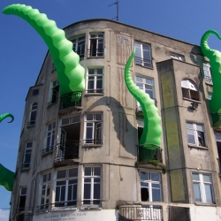 Yes, yes, yes! Check out this awesome octopied building by *FilthyLuker