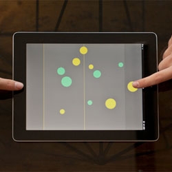 Olo is a 'two-player game of skill and strategy for touch devices'. Developed by London-based interactive design studio, Sennep.