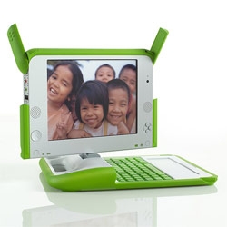 Help a child. Buy a laptop and get one free. [Editor's Note: you remember the OLPC ~ well apparently sales have been disappointing, so they are doing a buy one, send one to a child program in nov, $400]