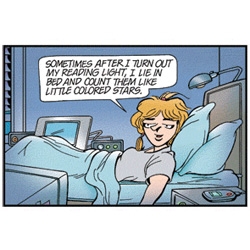 Doonesbury - on all the many leds we have glowing, pulsating, blinking when you turn out the lights and your technology keeps running....