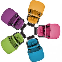 Orbit Baby releases their stroller accessory packs in delicious colors.  Just in time for summer fun.