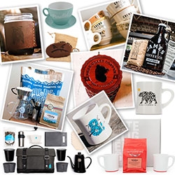 NOTCOT Gift Guide: Coffee Roaster Merch! Where delicious coffee meets beautifully designed graphics/merchandise ... there's so much! Ideas for your design loving coffee aficionado?