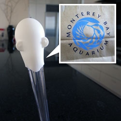 Monterey Bay Aquarium impulse buy... an Octopus/Squid BASTER. Why? No clue, but its silicone head is quite cute... and it comes with a cleaning brush!