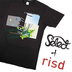 On unexpected collaborations - Threadless Select teams up with RISD/John Maeda!!! Here's a sneak peek at the 4 upcoming shirt designs from RISD profs...