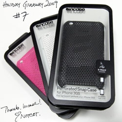 Holiday Feature and Giveaway! Incase takes us behind the making of the new Perforated Snap Cases ~ thinner and lighter than ever, and great in the hand! Also a chance to win the whole trio!