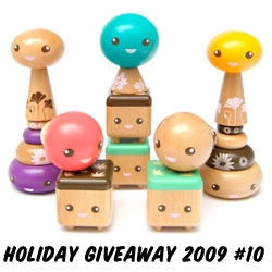 Holiday Feature and Giveaway! See how Jibibuts ~ the latest blind bod woody toys from Noferin ~ are made. AND we're giving away a full case of these little guys!