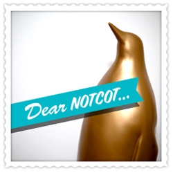 A new Dear NOTCOT ~ from Lou Mora ~ who, inspired by the matte black penguin and the Oscars ~ created the GOLDEN puma PENGUIN! See the evolution...
