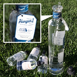 Hangar 1 celebrates their new bottle redesign with a Vodka Tasting Tour in a Box! Alongside their new graduated cylinder like bottle (with rubber stopper!) are dropper bottles of the various flavors and a pipette!