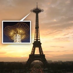 To celebrate the 120th birthday of the Eiffel Tower, the Société d’Exploitation de la Tour Eiffel decided to restructure the public reception and access areas of the tower... see the winning design by Serero.