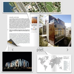 "First Paperless Architecture Book EVER: Piel" was what the email subject line read, and while skeptical, i was actually impressed with this digital book that even lets you jump right to google map views of the locations.