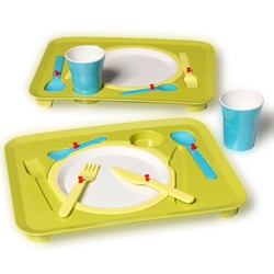 Royal VKB's Kid's Puzzle Dinner Tray ~ a fun melamine puzzle to help kids learn what goes where... and keep them busy while you enjoy your meal... 