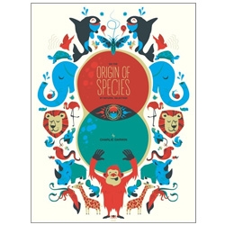 Delicious Design League's version of Darwin's Origin of Species Poster for Gallery 1988 “Required Reading” 