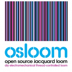 OSLOOM (short for OPEN SOURCE LOOM) is a project aimed at creating an open source electromechanical thread-controlled floor loom that will affordable for the studio weaver to make as a DIY project. By Margarita Benitez.