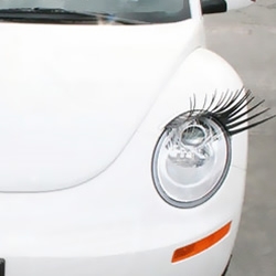 CarLashes - Cilia of the car ~ all cars are instantly girlier with eyelashes.