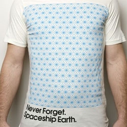Never Forget Spaceship Earth ~ here's a tee for all the Buckminster Fuller lovers from Art In The Age (it comes in mens and womens sizes)