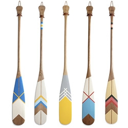 Norquay Co. Designer Canoe Paddles are great for cruising around the lake on day trips or gracing your cabin's wall. 