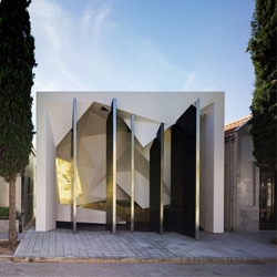 Church? Tomb? Gothic nightclub? This building by Clavel Arquitectos is something of a mystery, but it's amazing.