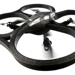 Combine augmented reality, a helicopter and an iPad/iPhone and you get the AR Drone from France based Parrot. The helicopter has four fans that allow it to fly in any direction.