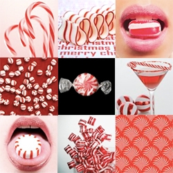 Inspiration: Peppermint! A visual look at the red, white, stripey deliciousness that screams holiday season!