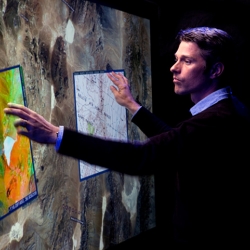 Perceptive Pixel demos 82" multi-touch display powered by NVIDIA Quadro at SIGGRAPH 2011. 