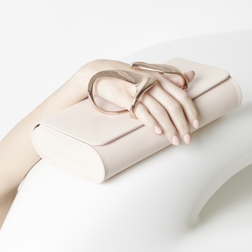 Perrin Paris x Zaha Hadid limited-edition collection of seven leather clutches.