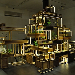 Plant-In City: "a collaboration between architects, designers, and technologists who are building new ways of interacting with nature." Currently at Mark Miller Gallery in NYC.