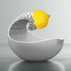 Brian Khouw's Plunge is a lemon squeezer with a tactile stimulation that makes you feel more part of the whole experience.