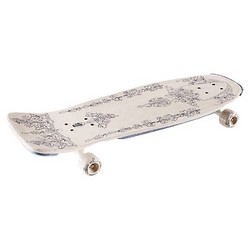 The artist Charles Krafft Wing is a ceramic artist liv­ing in Seat­tle. His lat­est real­iza­tion a skate­board in porcelain.