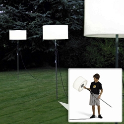 'Harry' floor lamp, by studio Porcuatro allows you to take it outside and help your garden feel more like a living room.