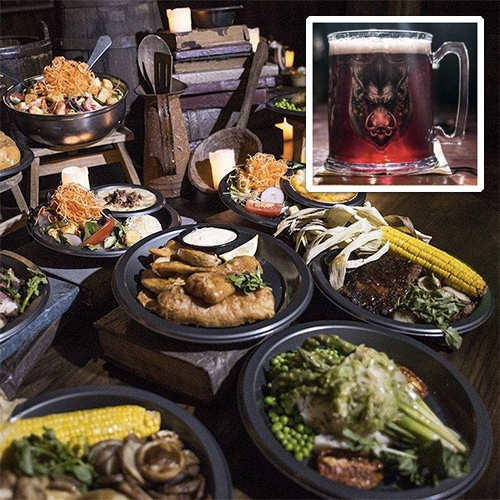 LAist "We Tried The Food And Butterbeer At The Wizarding World Of Harry Potter" - a full look at drinks and food of The Three Broomsticks and Hog's Head pub within Universal Studios Hollywood's Wizarding World of Harry Potter.