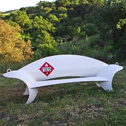 Colin Selig turns propane tanks into "seating sculptures"