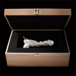 Pump it Up! by Ted Noten - a bone China dildo with a 24 carat gold-plated valve. Created exclusively for 20ltd, limited edition of only 20.
