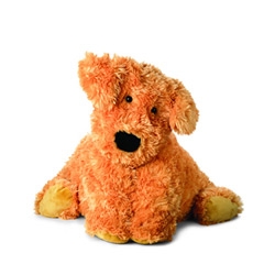 truffle golden retriever by jellycat ~ it can lay completely flat and be like a cuddly blanket as well as posed like a puppy.