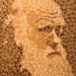 London street artist Pure Evil has created this free A2 poster print of Darwin, compiled from monkeys. Grab one.