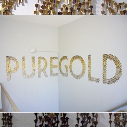 Bring a key switch a key leave a key, all of this is part of Andrea Hayward grids of keys installations: "Come Up To My Room", “USED / TNAW," and "PURE GOLD"
