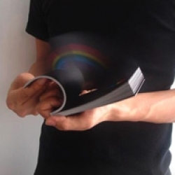 Rainbow in your hands flip book by Masashia Kawamura